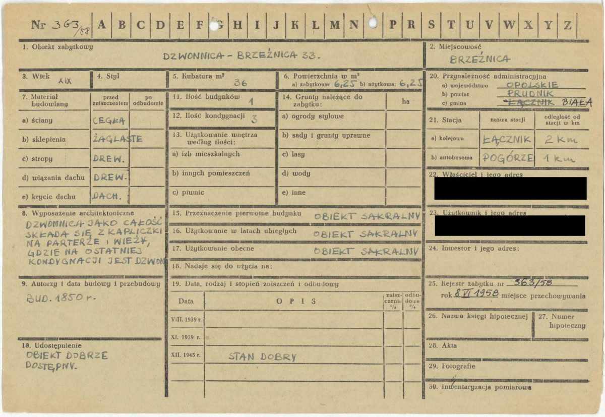KZ - Karta zielona, skan nr 1