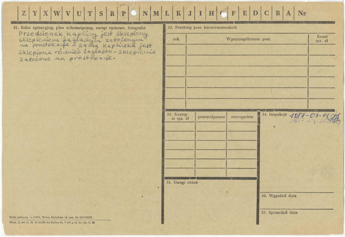 KZ - Karta zielona, skan nr 2