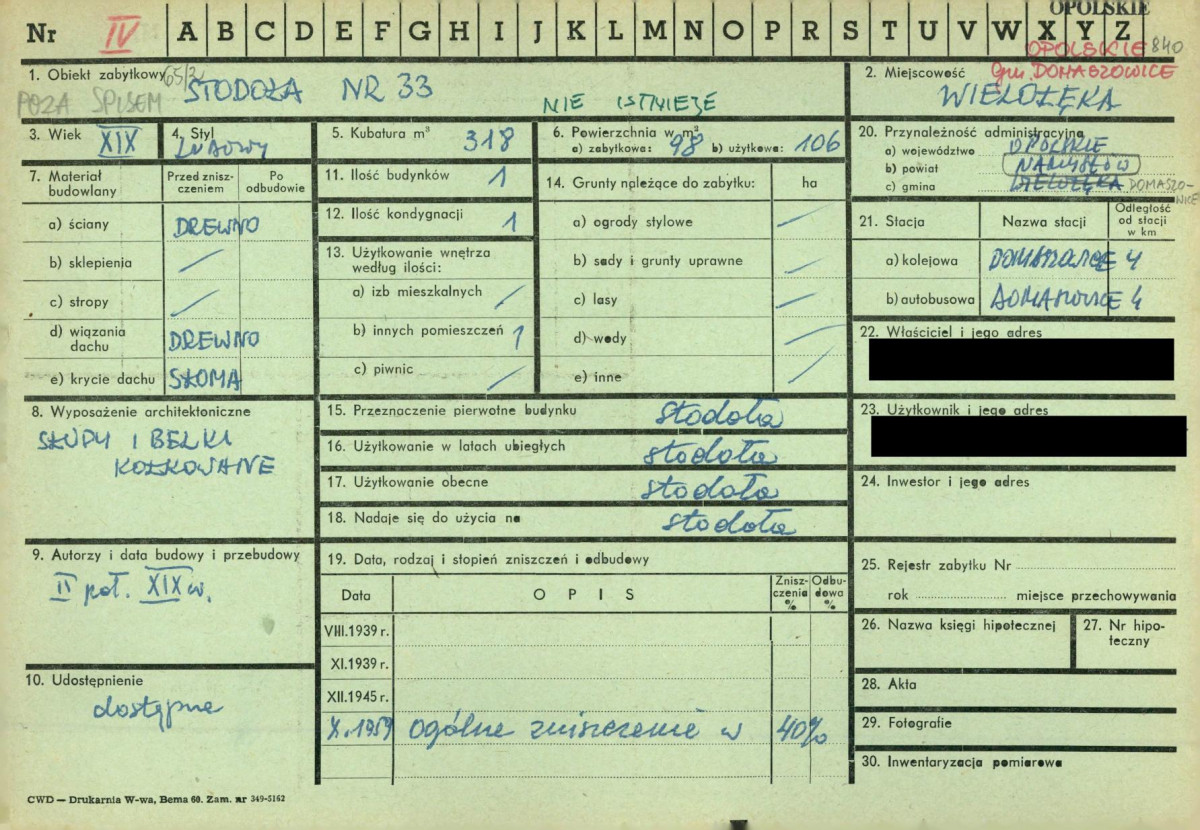 KZ - Karta zielona, skan nr 1