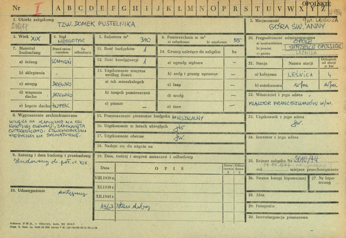 KZ - Karta zielona, skan nr 1