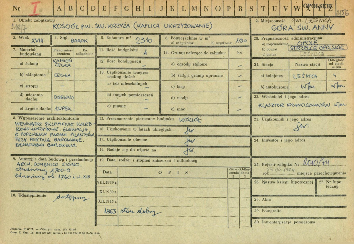 KZ - Karta zielona, skan nr 1