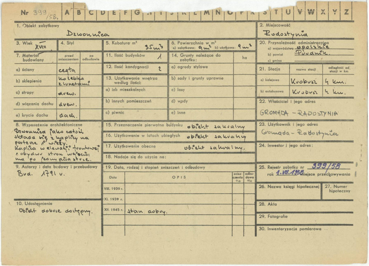 KZ - Karta zielona, skan nr 1
