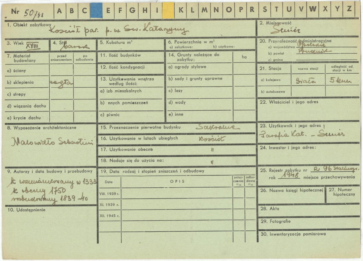 KZ - Karta zielona, skan nr 1