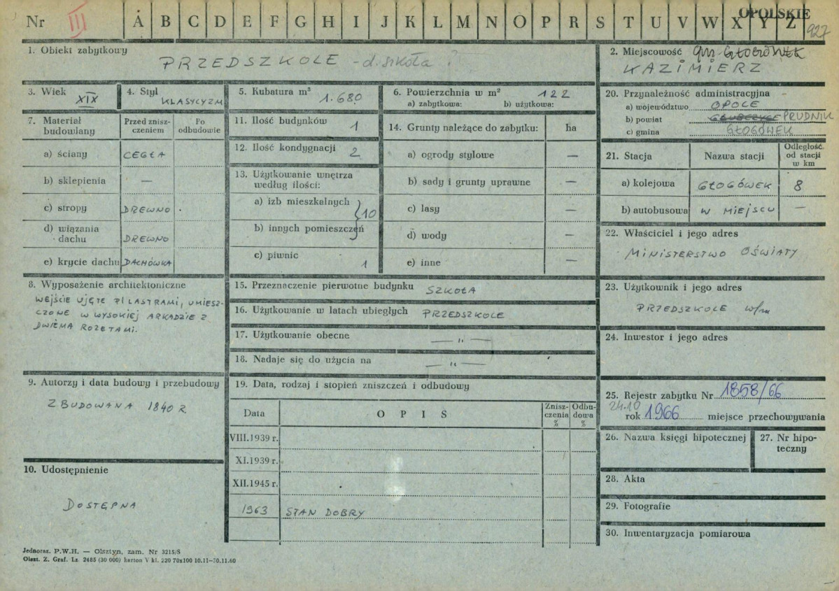KZ - Karta zielona, skan nr 1
