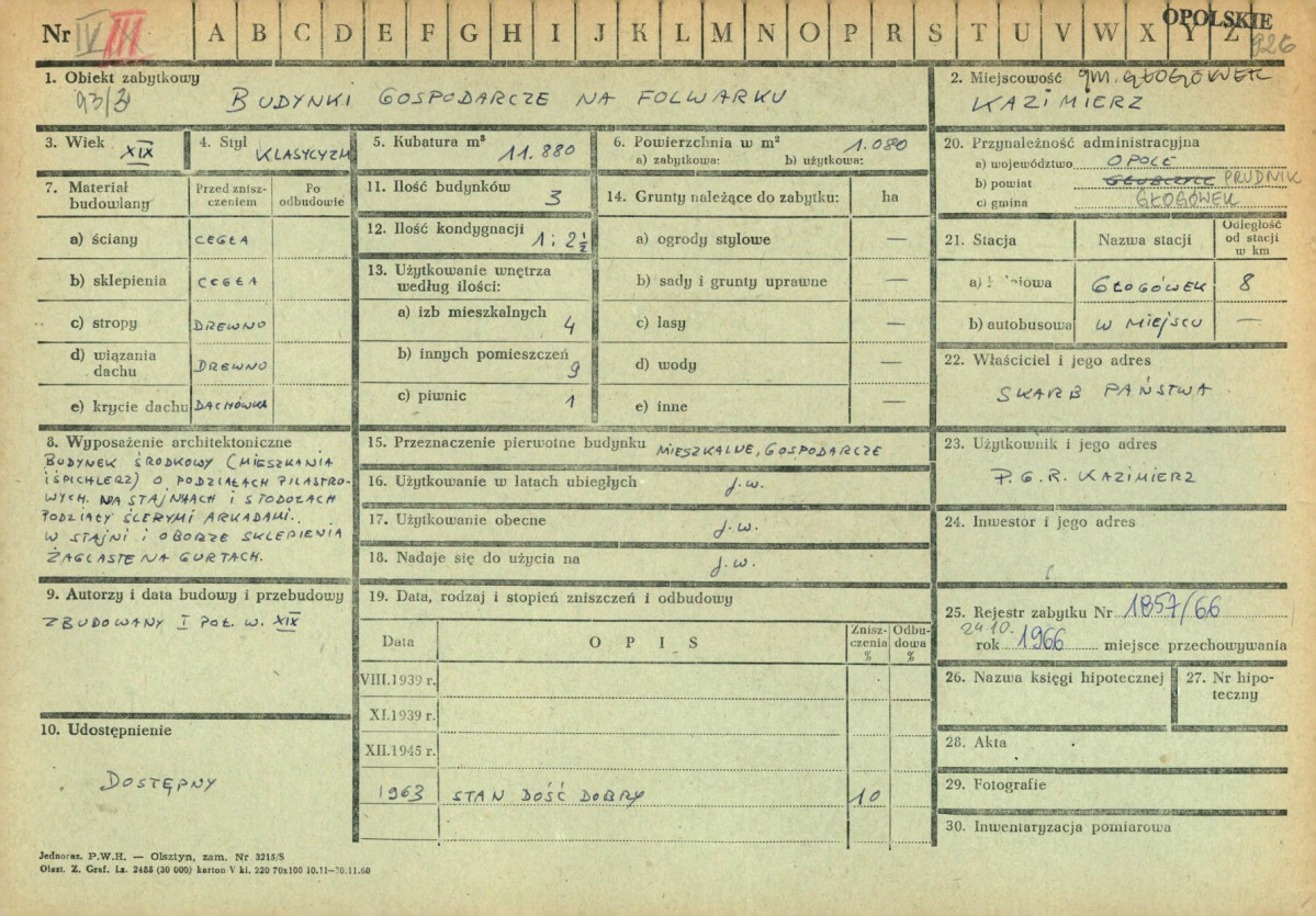 KZ - Karta zielona, skan nr 1