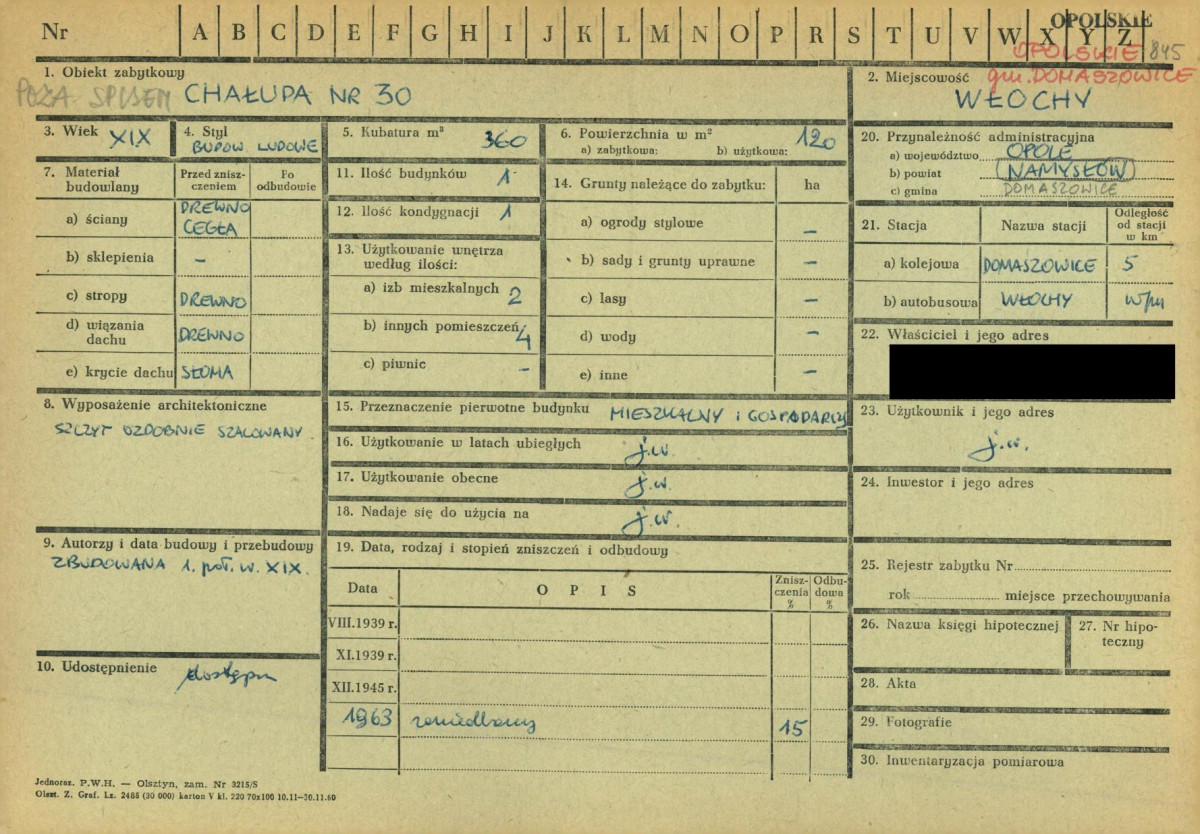 KZ - Karta zielona, skan nr 1