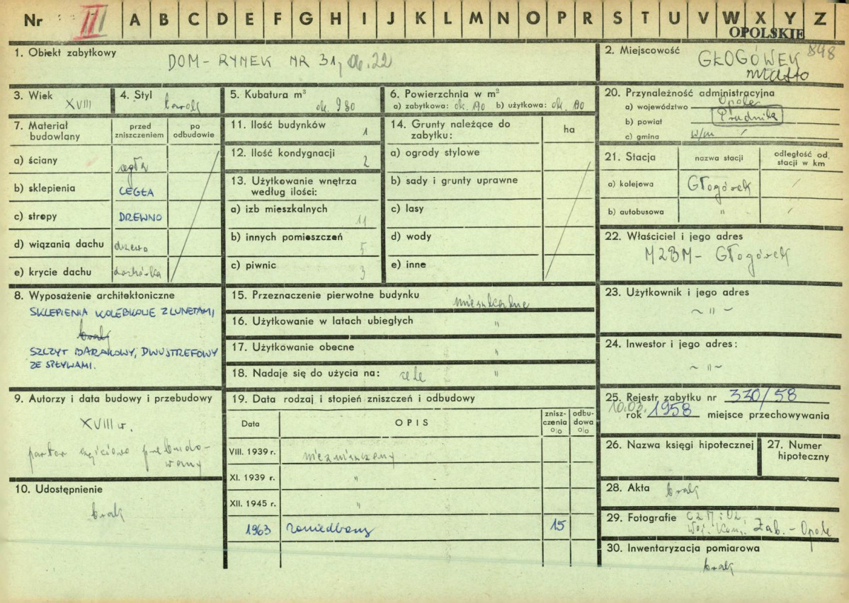 KZ - Karta zielona, skan nr 1
