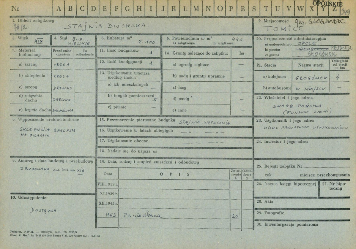 KZ - Karta zielona, skan nr 1