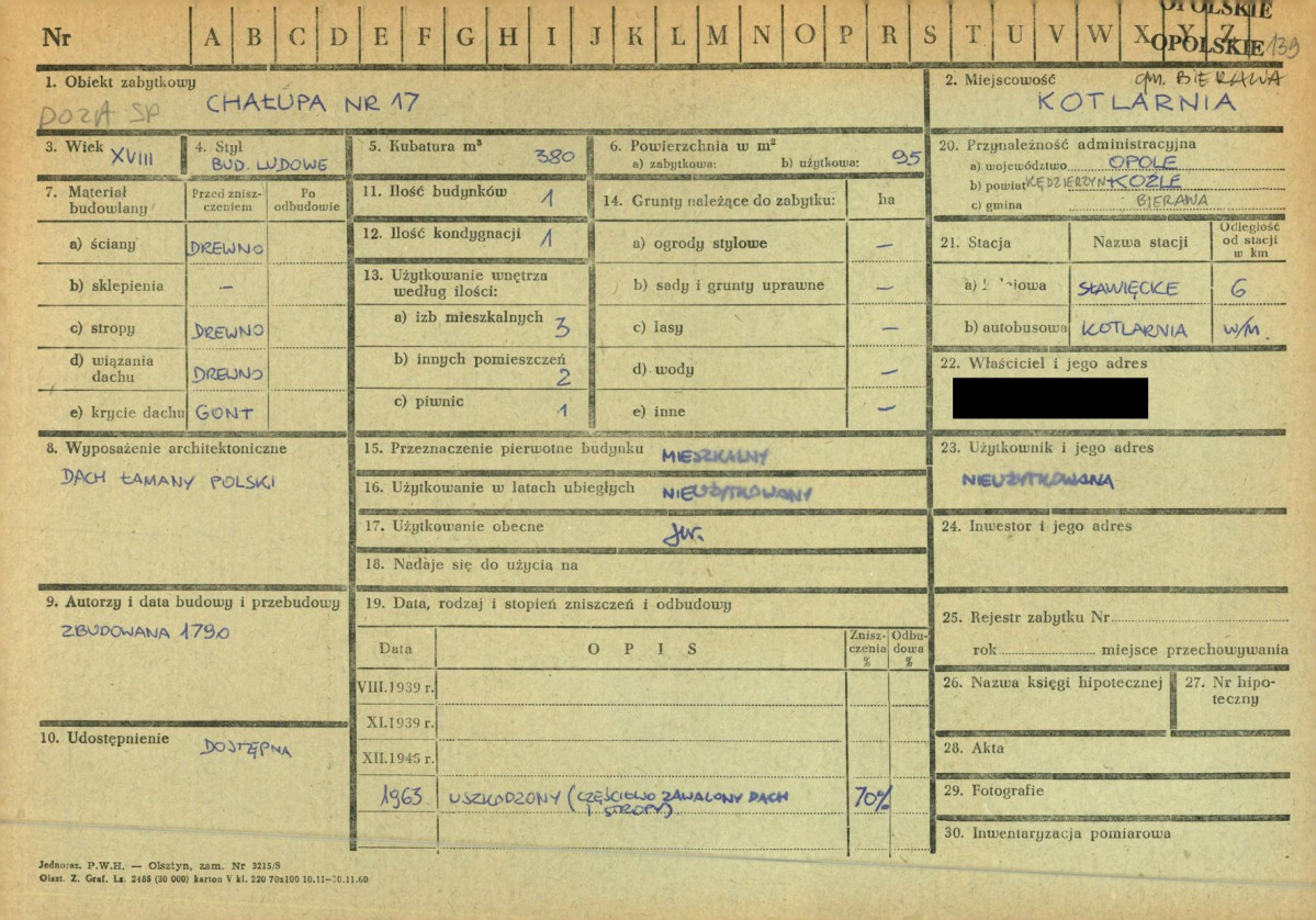 KZ - Karta zielona, skan nr 1