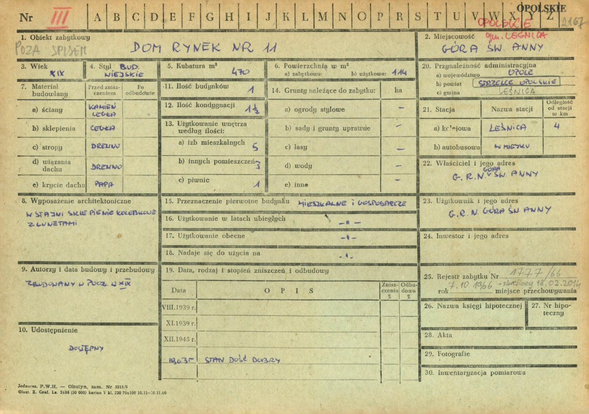KZ - Karta zielona, skan nr 1