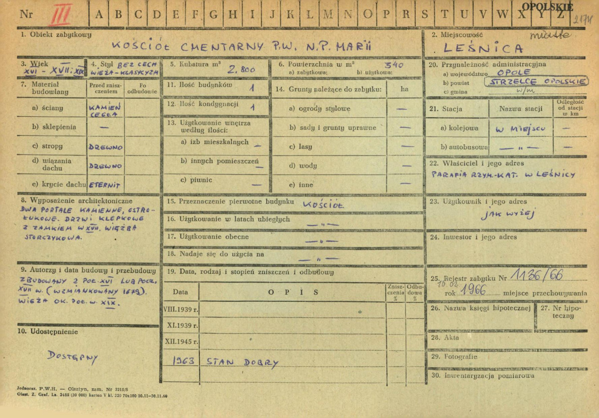 KZ - Karta zielona, skan nr 1