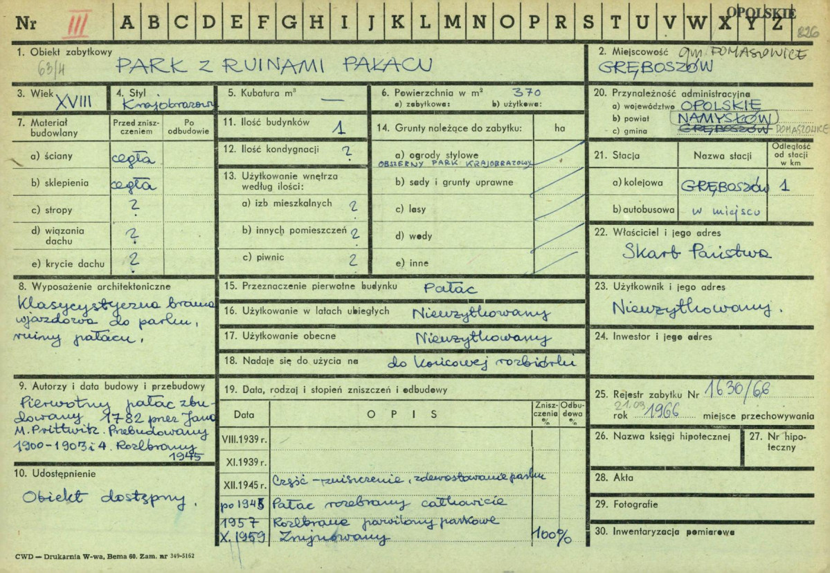 KZ - Karta zielona, skan nr 1