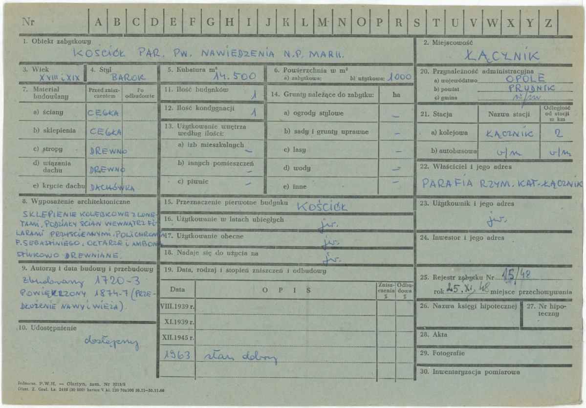 KZ - Karta zielona, skan nr 1