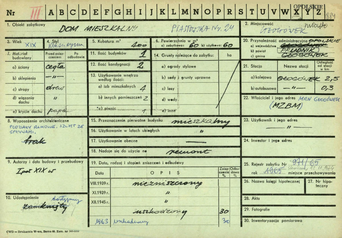 KZ - Karta zielona, skan nr 1