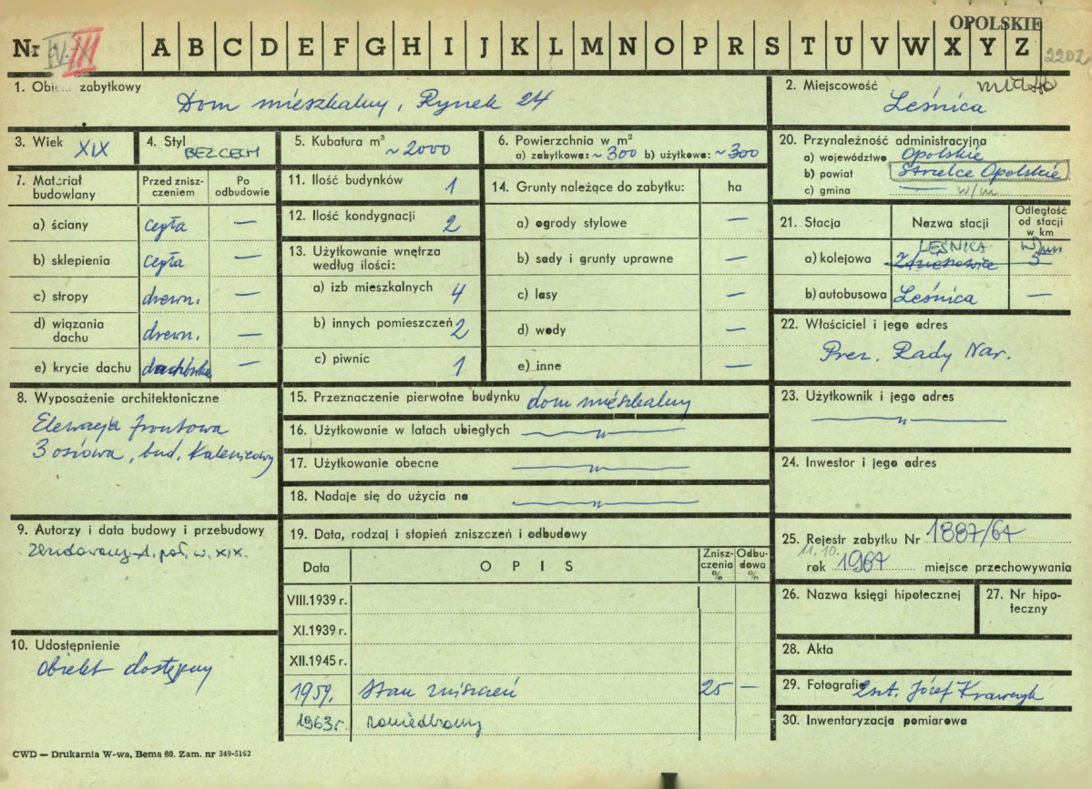 KZ - Karta zielona, skan nr 1