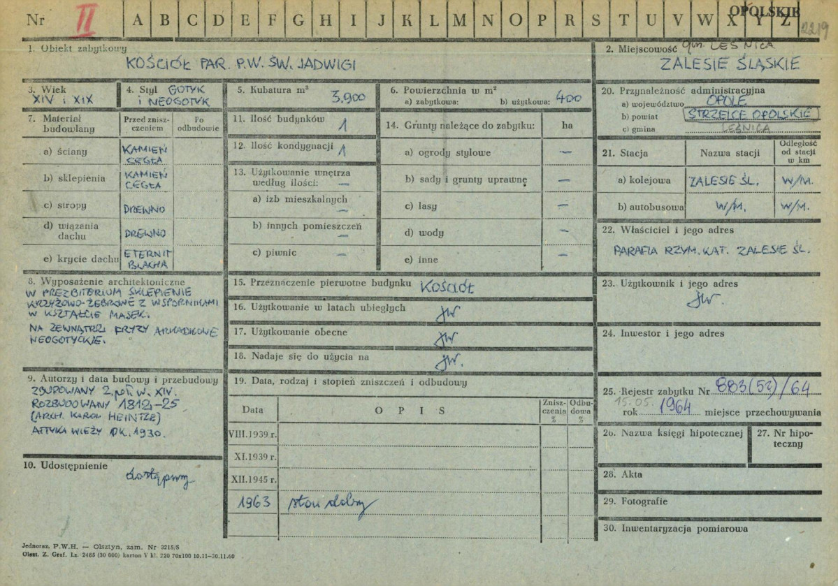 KZ - Karta zielona, skan nr 1