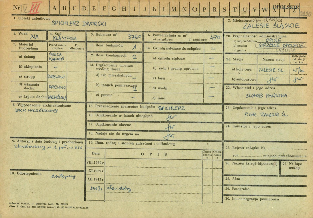 KZ - Karta zielona, skan nr 1