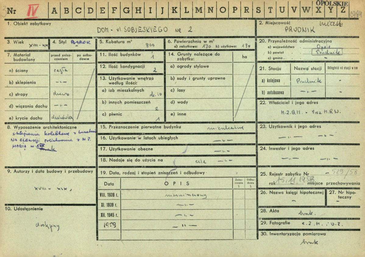 KZ - Karta zielona, skan nr 1