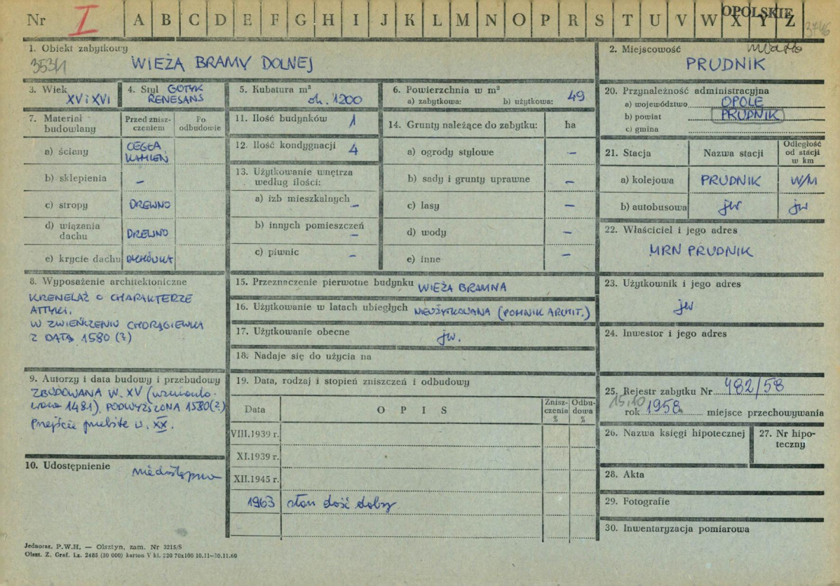 KZ - Karta zielona, skan nr 1