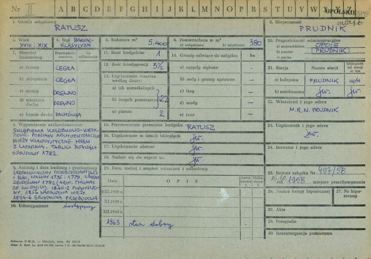 KZ - Karta zielona, skan nr 1