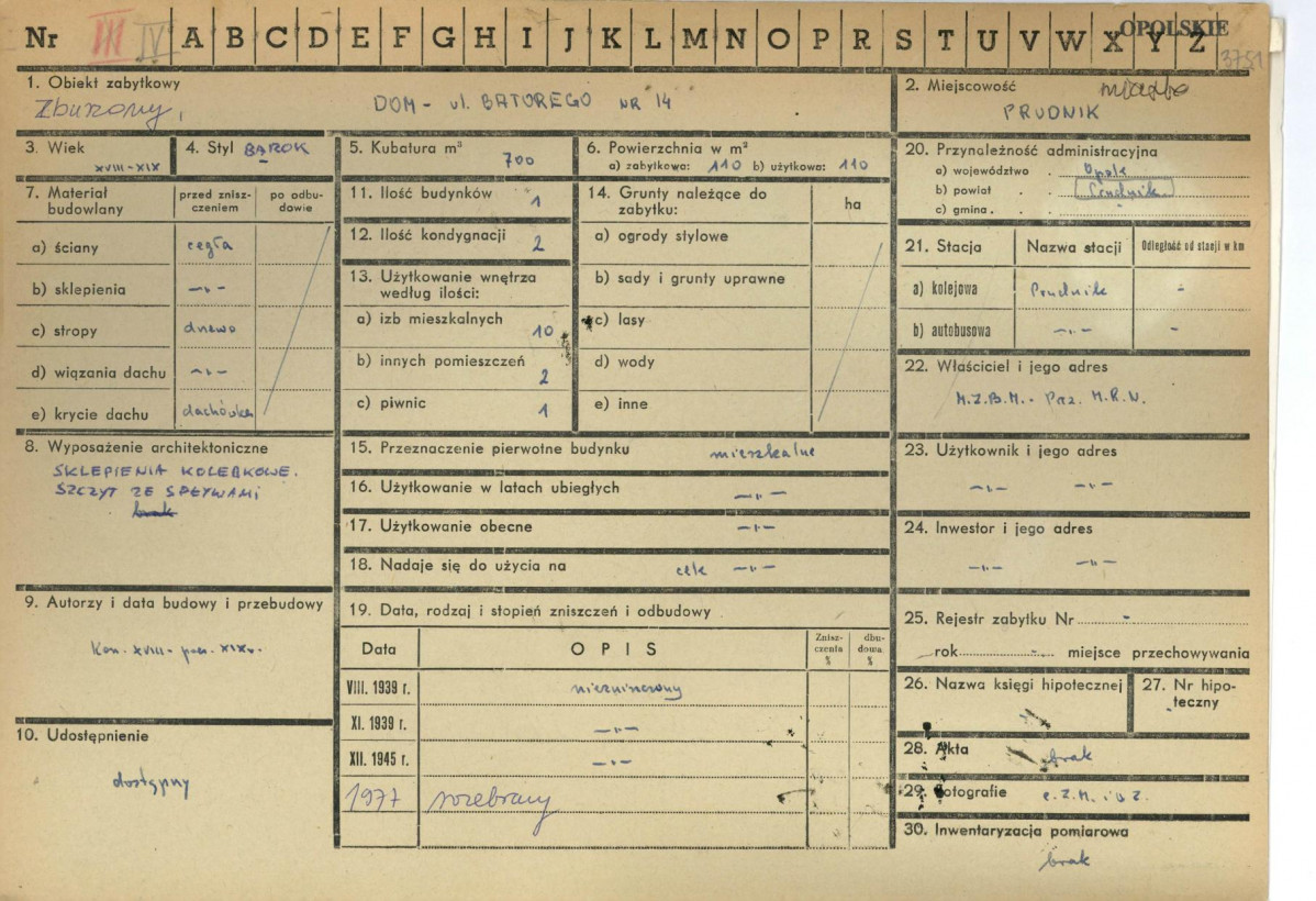 KZ - Karta zielona, skan nr 1