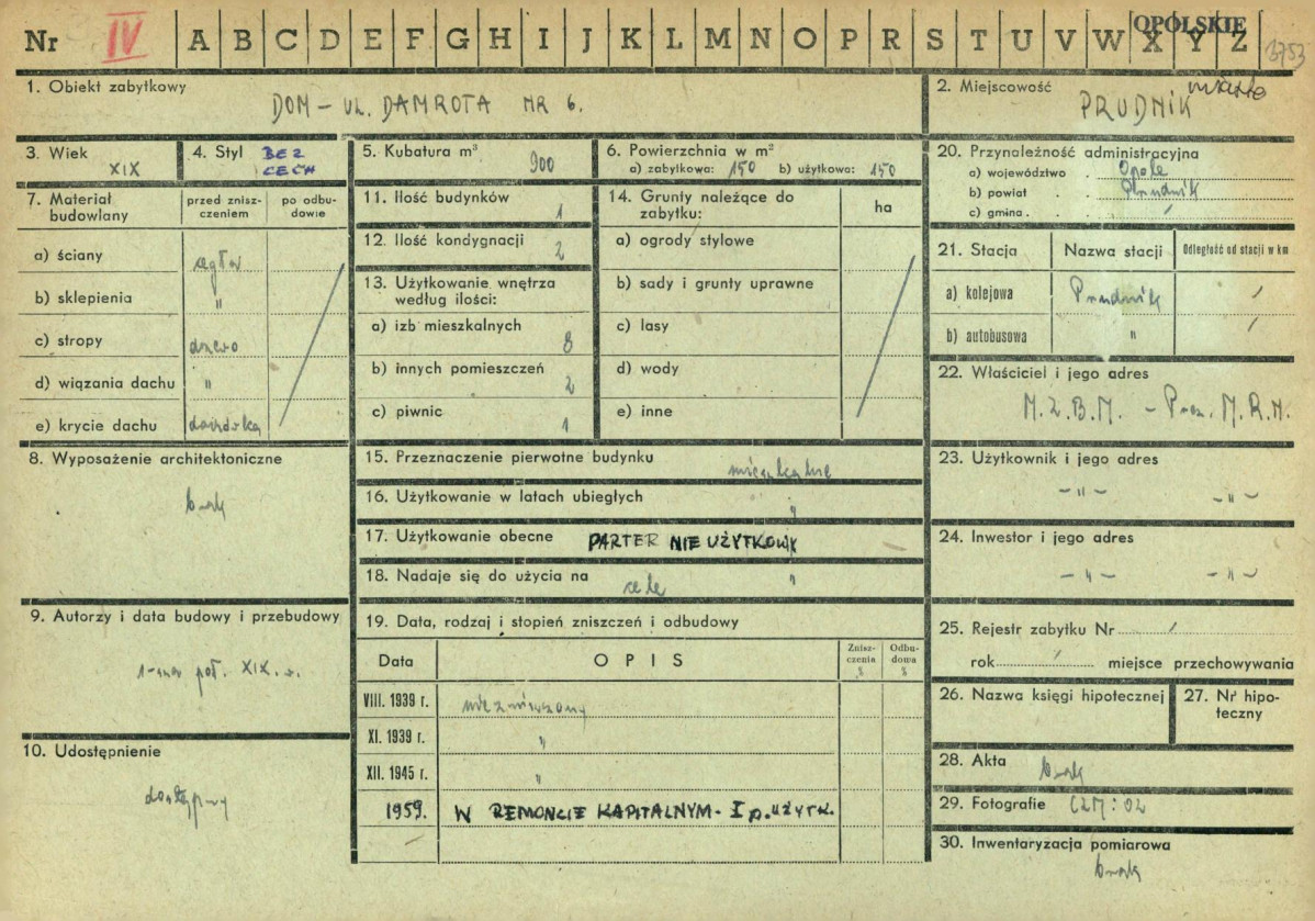 KZ - Karta zielona, skan nr 1