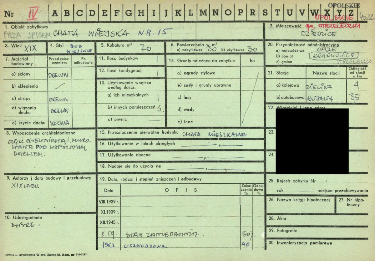 KZ - Karta zielona, skan nr 1