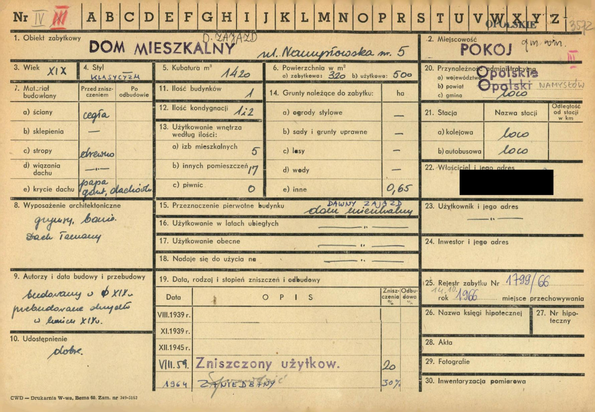 KZ - Karta zielona, skan nr 1