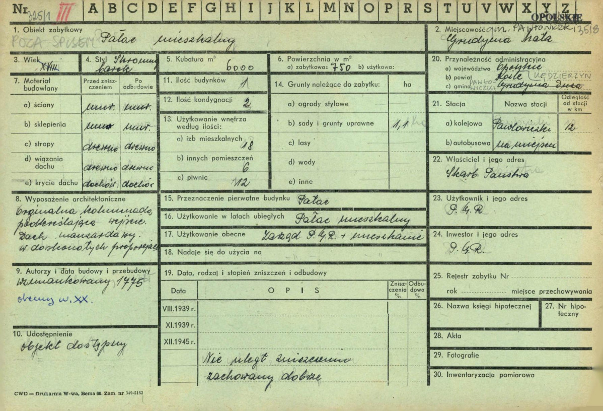 KZ - Karta zielona, skan nr 1