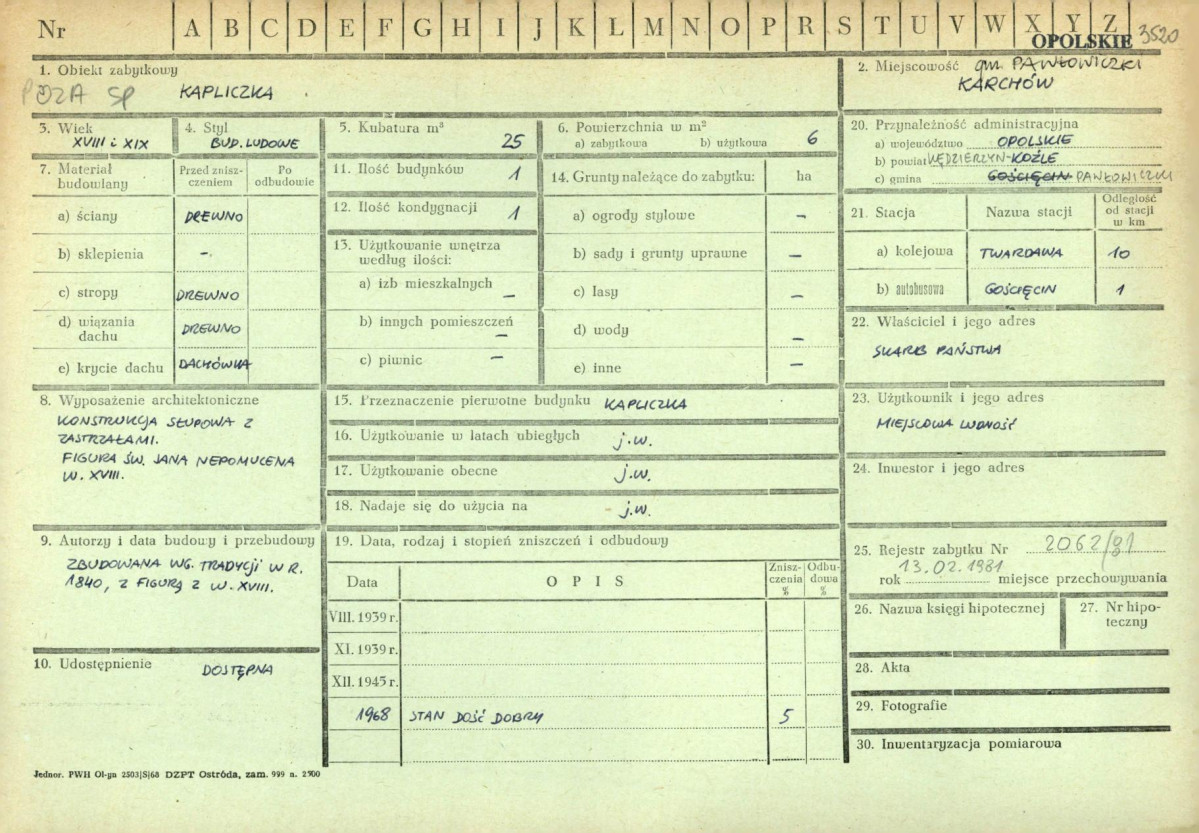 Karta zielona, skan nr 1