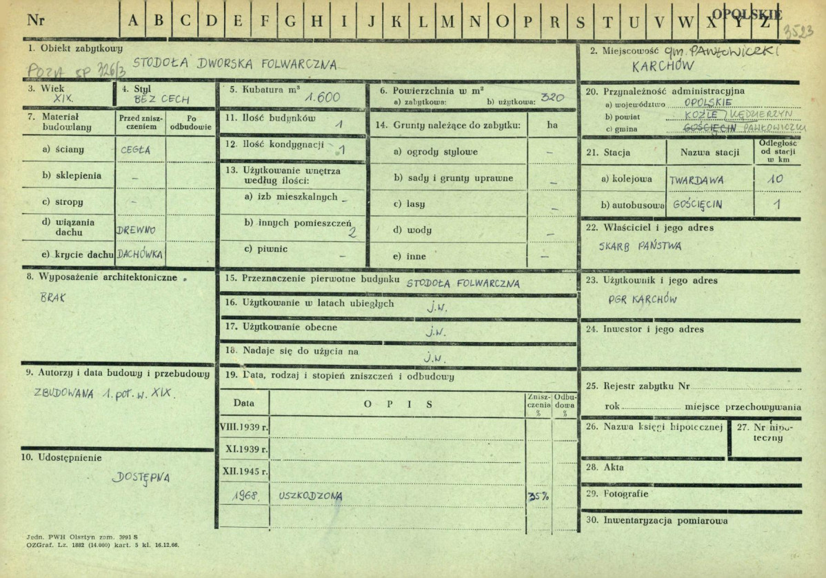 Karta zielona, skan nr 1