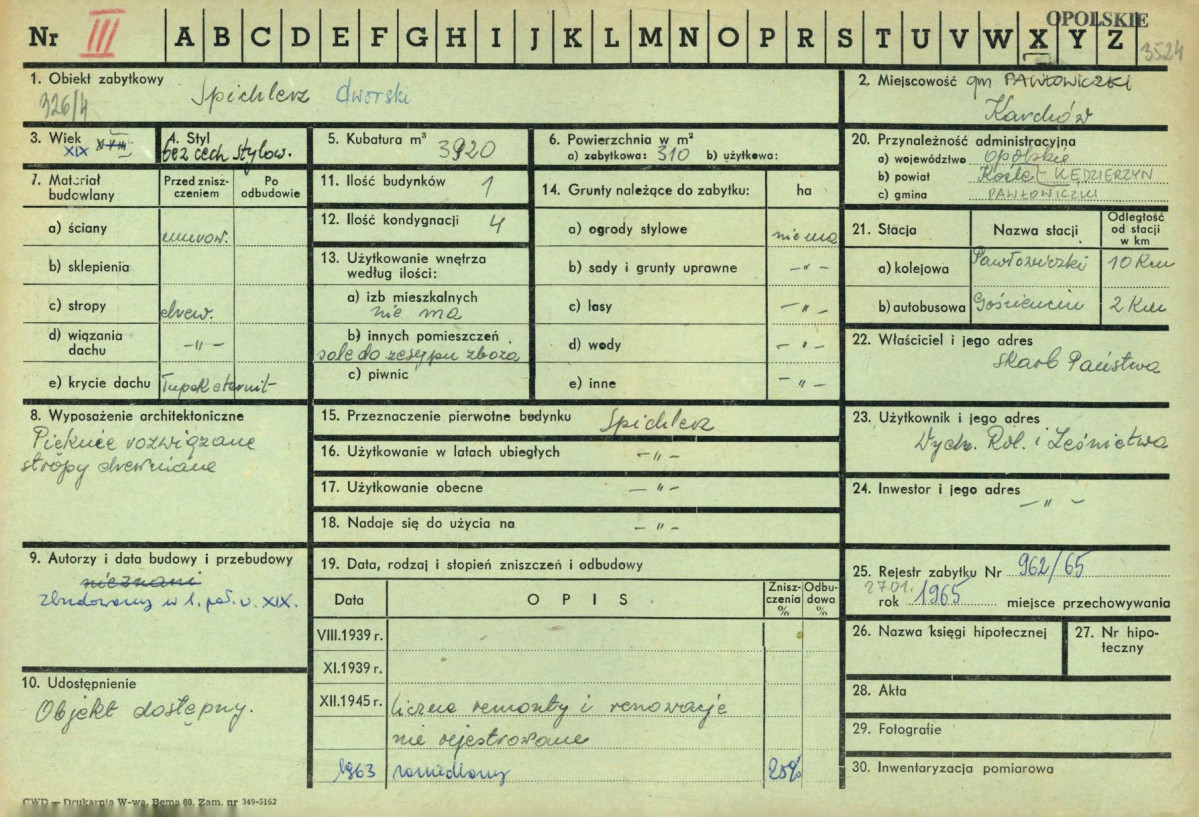 Karta zielona, skan nr 1