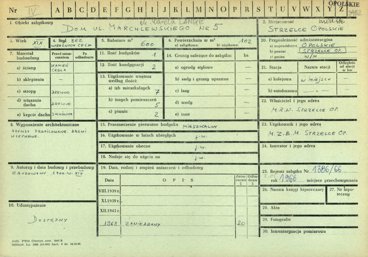 KZ - Karta zielona, skan nr 1