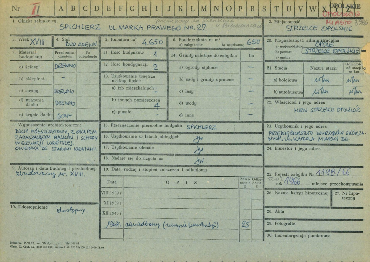 KZ - Karta zielona, skan nr 1