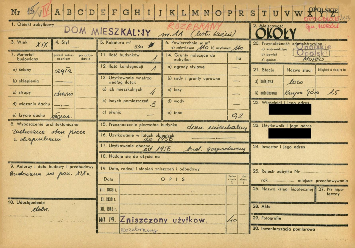 KZ - Karta zielona, skan nr 1