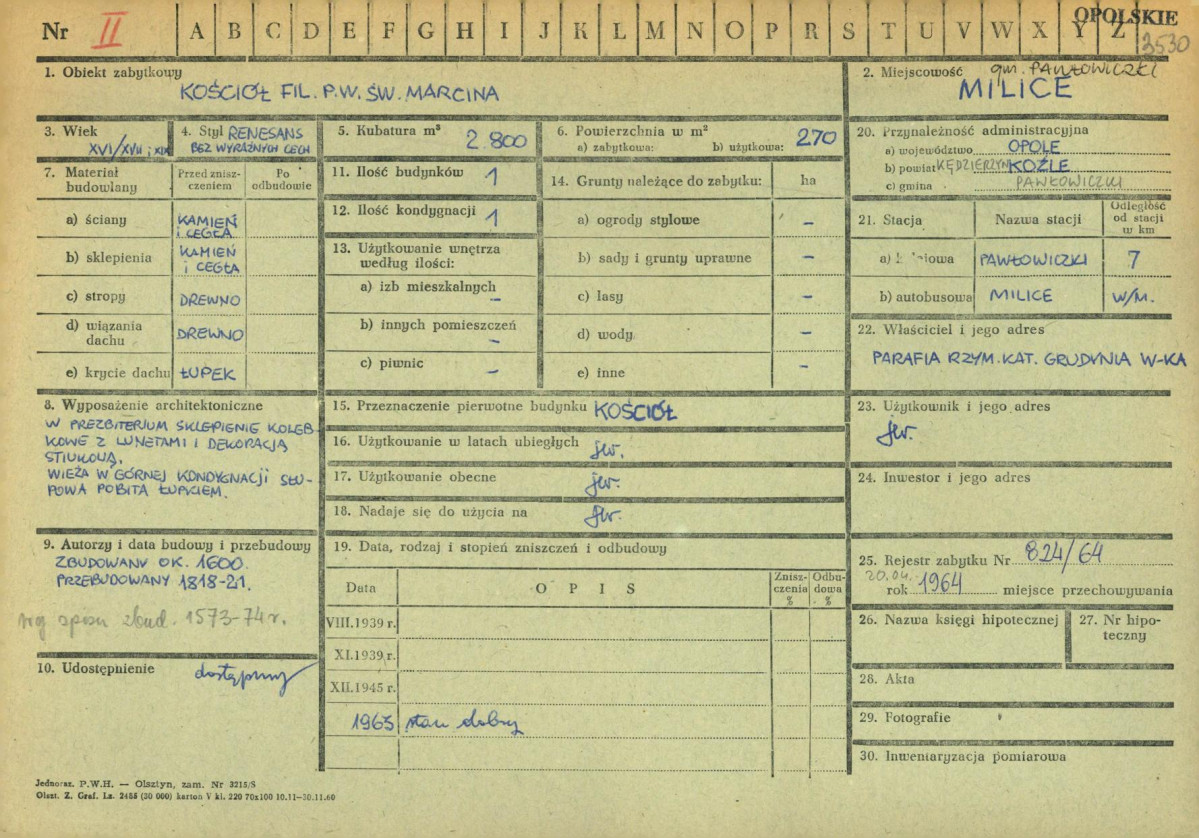 KZ - Karta zielona, skan nr 1