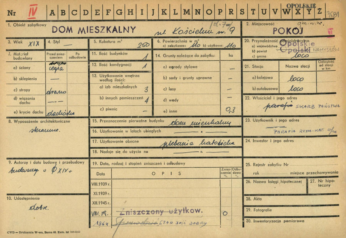 KZ - Karta zielona, skan nr 1