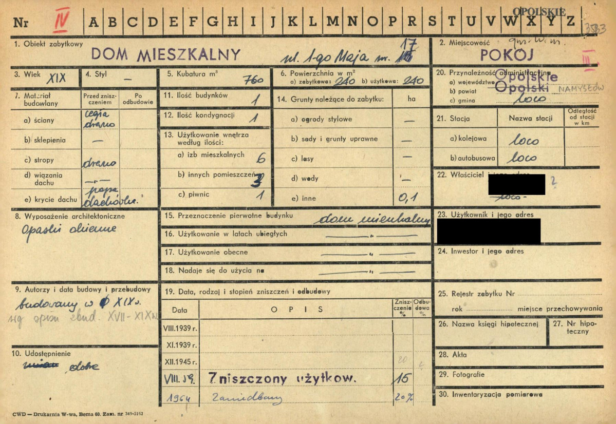 KZ - Karta zielona, skan nr 1