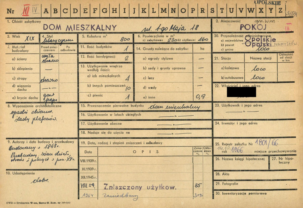 KZ - Karta zielona, skan nr 1