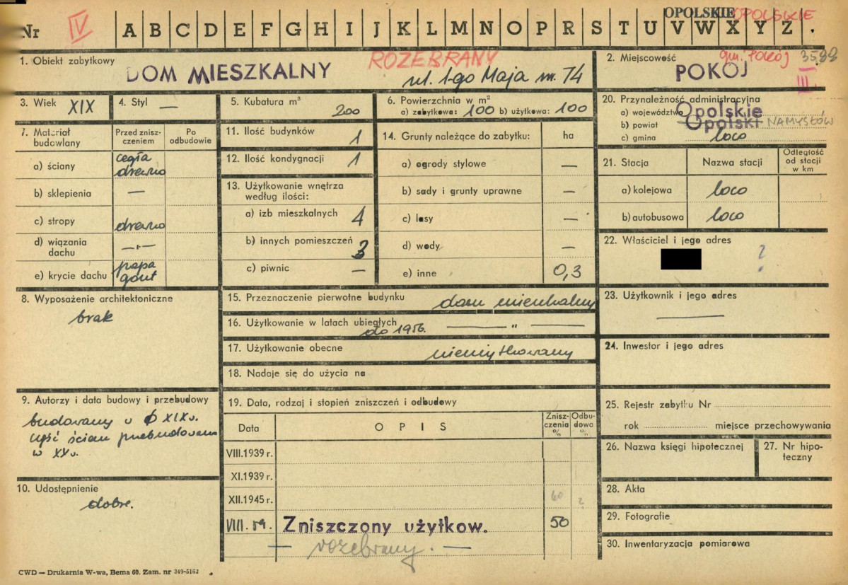 KZ - Karta zielona, skan nr 1