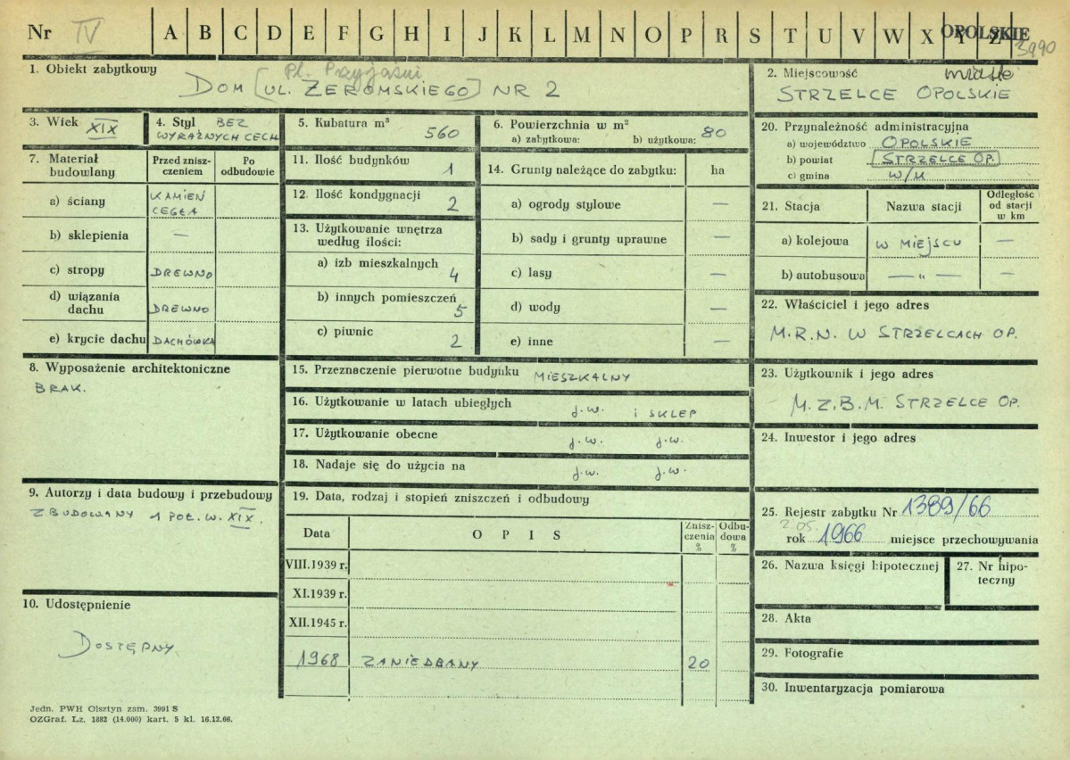 KZ - Karta zielona, skan nr 1