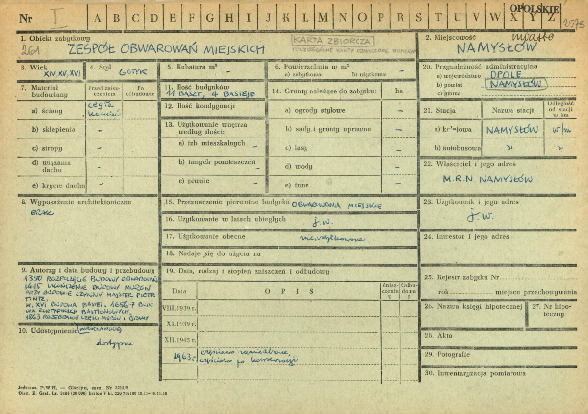 KZ - Karta zielona, skan nr 1