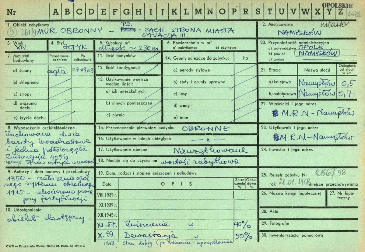 KZ - Karta zielona, skan nr 1