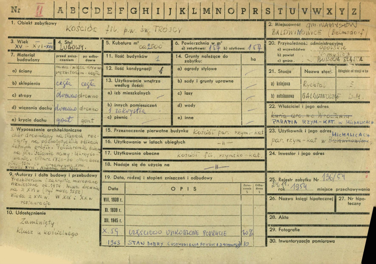 KZ - Karta zielona, skan nr 1