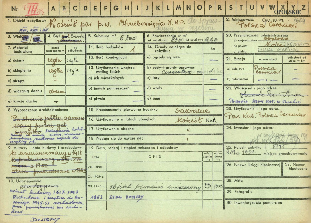 Karta zielona, skan nr 1