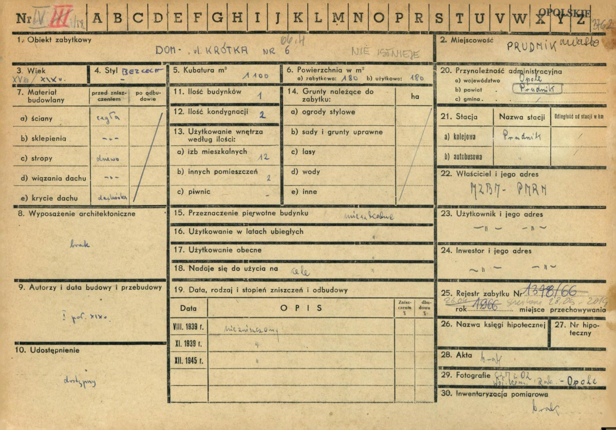 KZ - Karta zielona, skan nr 1