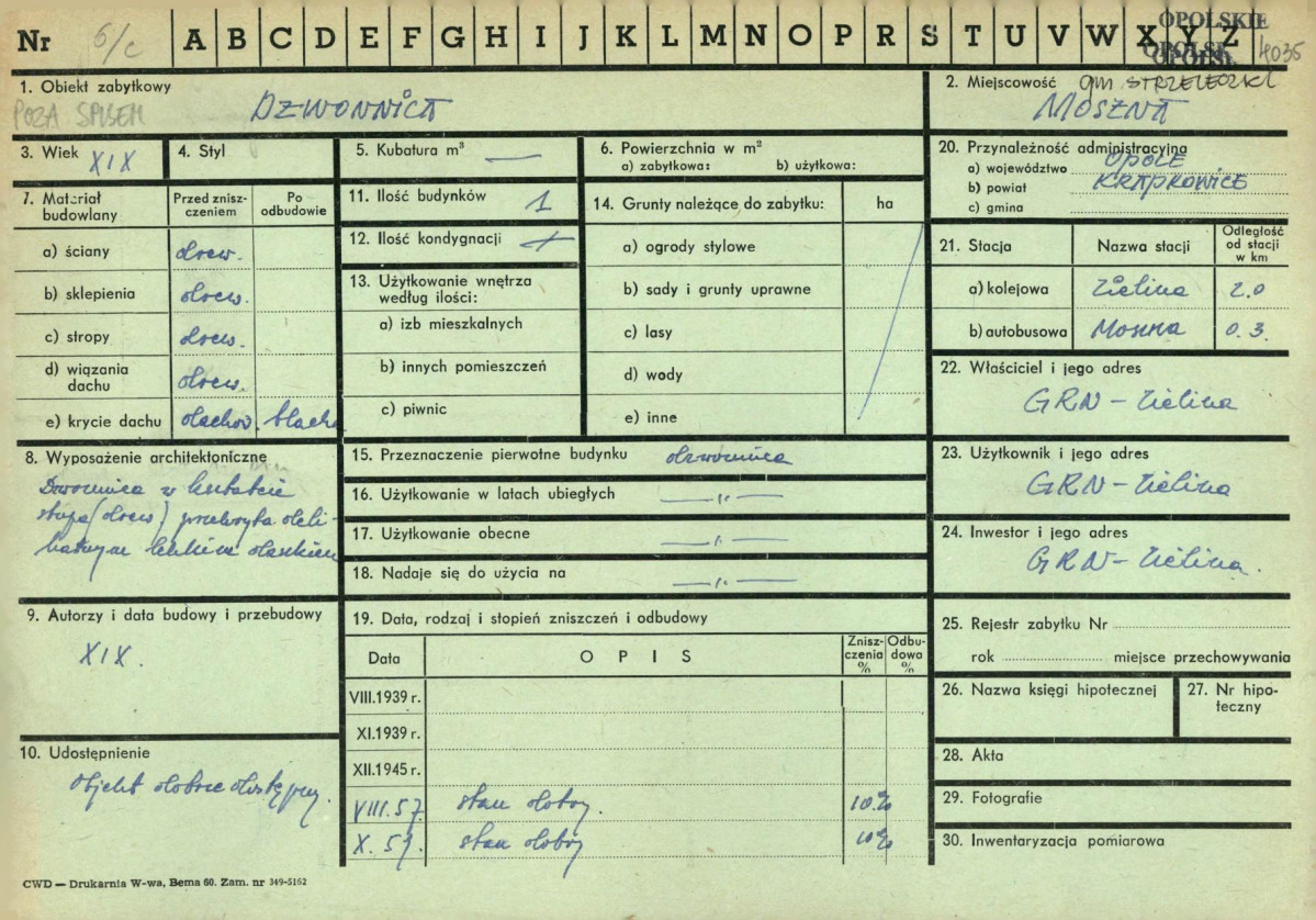 Karta zielona, skan nr 1