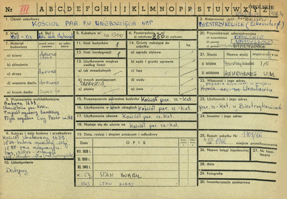 KZ - Karta zielona, skan nr 1