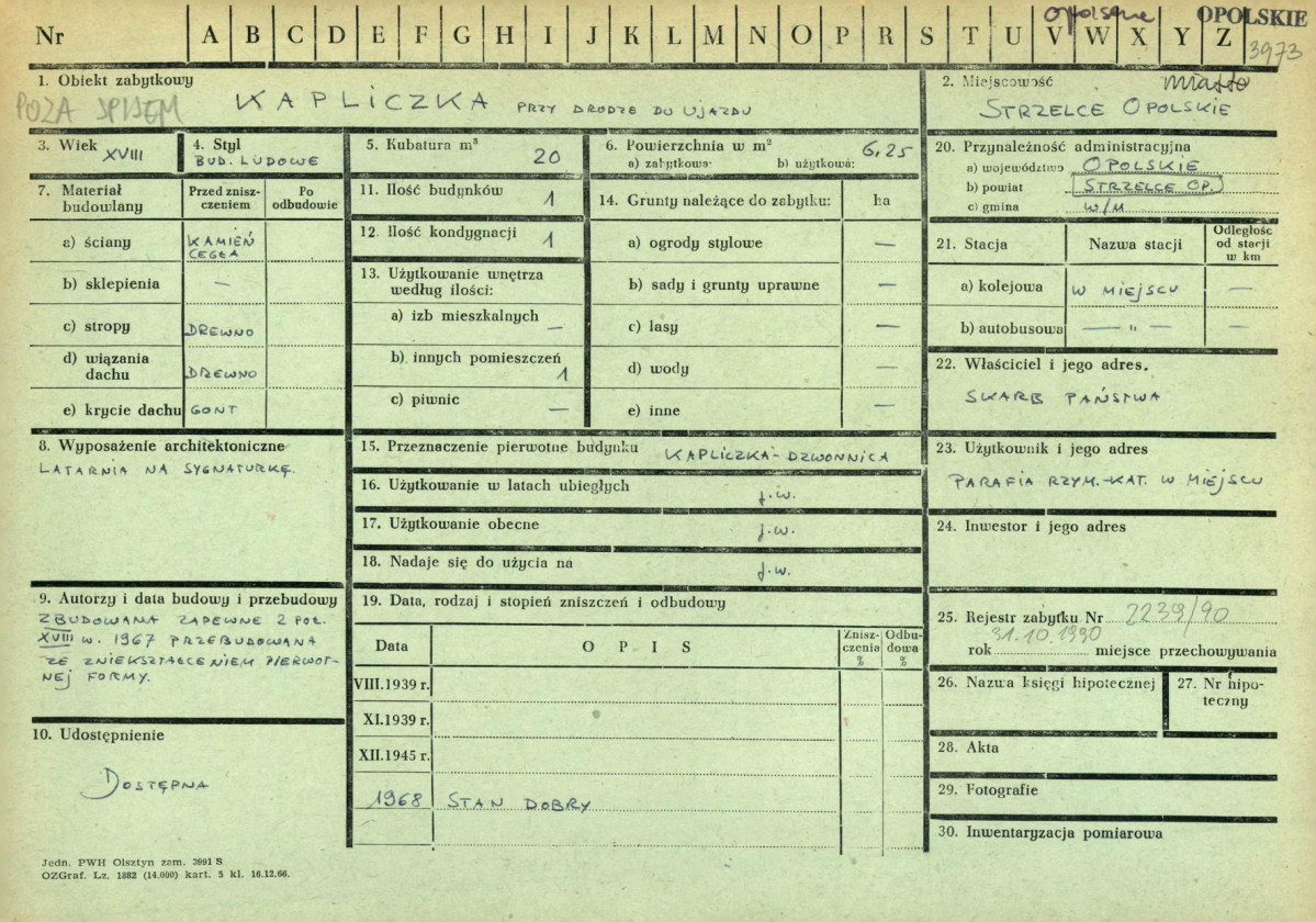 KZ - Karta zielona, skan nr 1