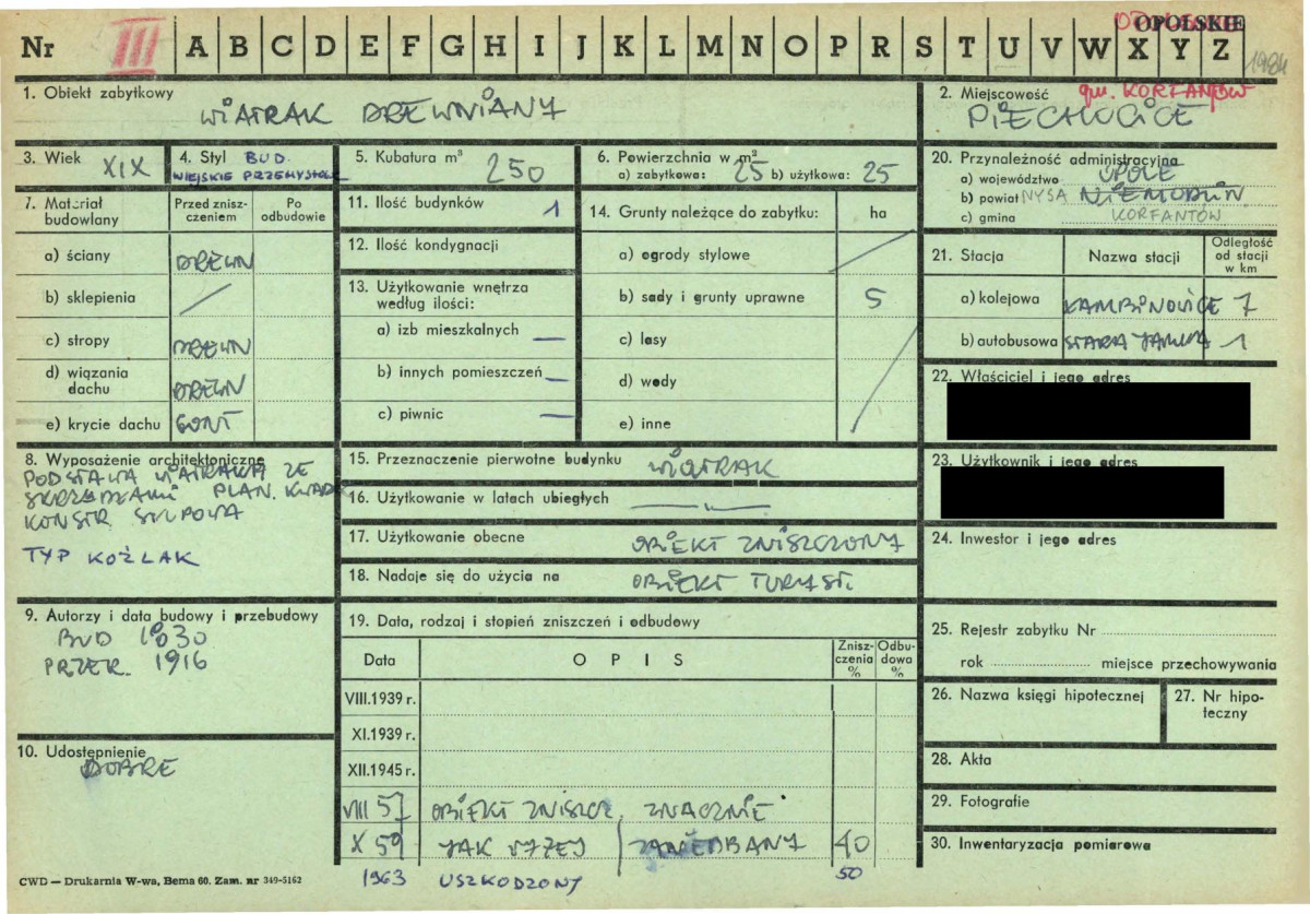 KZ - Karta zielona, skan nr 1